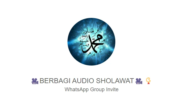 Link Grup Whatsapp Pecinta Sholawat