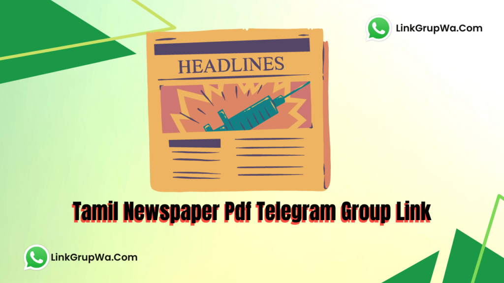 Tamil Newspaper Pdf Telegram Group Link