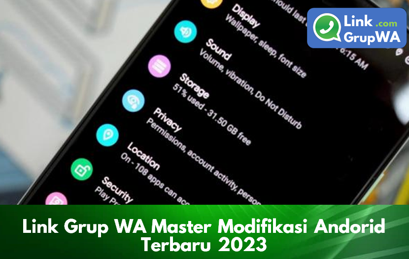 Link Grup WA Master Modifikasi Andorid Terbaru 2023