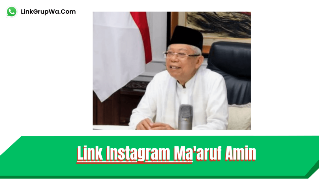 Link Instagram Maruf Amin