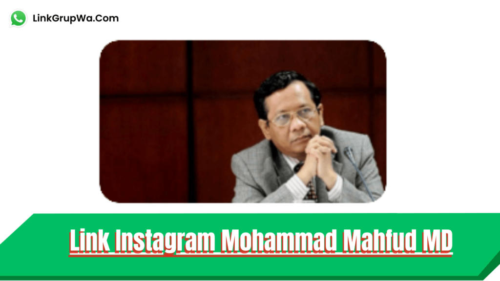 Link Instagram Mohammad Mahfud MD