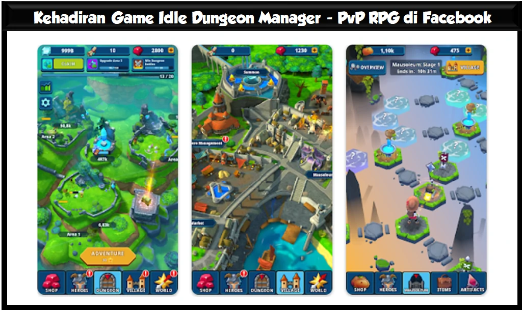 Game Idle Dungeon Manager