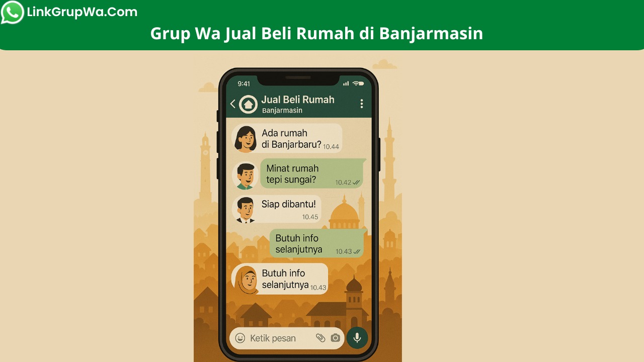Grup Wa Jual Beli Rumah di Banjarmasin