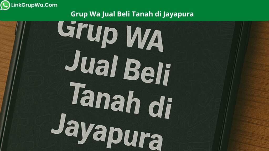 Grup Wa Jual Beli Tanah di Jayapura