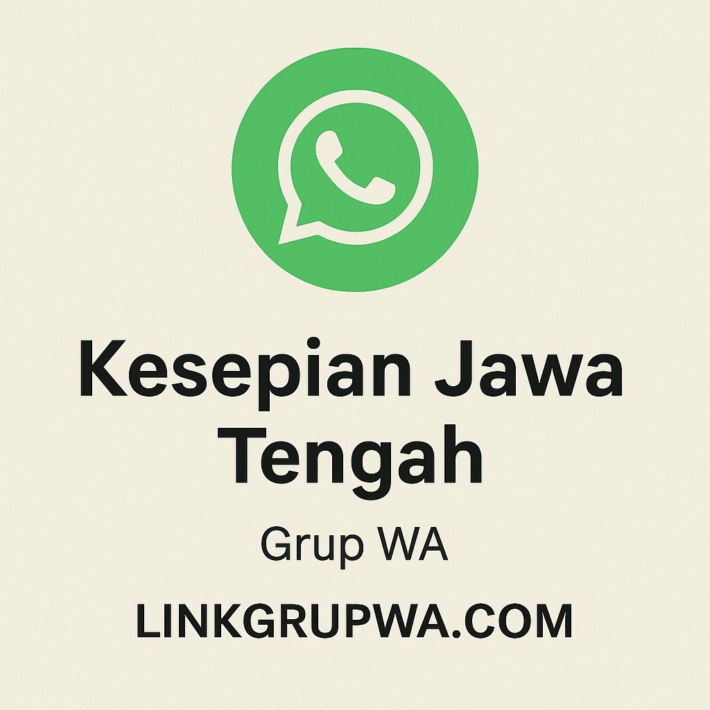 Grup WA Kesepian Jawa Tengah