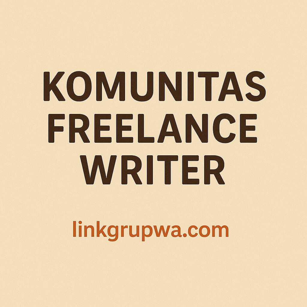 Komunitas Freelance Writer