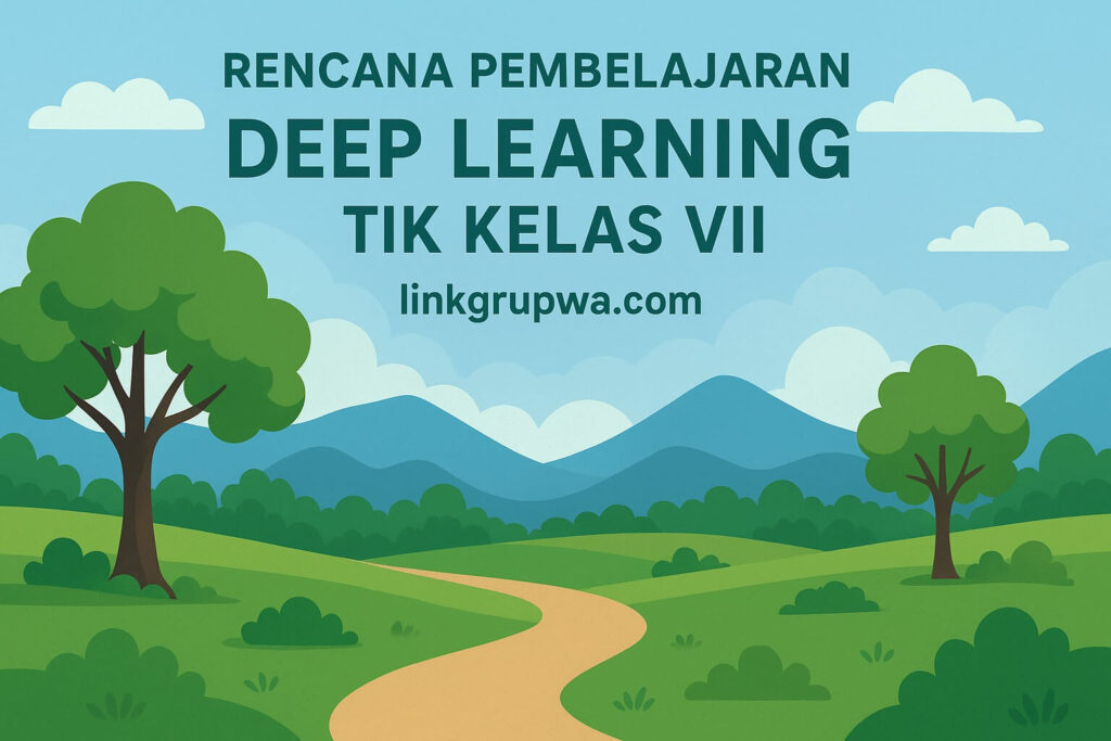 Rencana Pembelajaran Deep Learning TIK Kelas VII