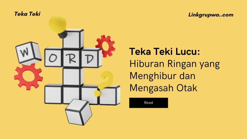 Teka Teki Lucu